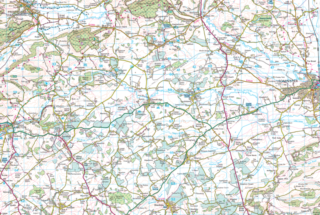 bearwood cabin map of area